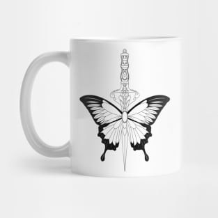 Butterfly Dagger Mug